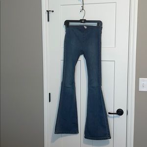 Free People Denim Bell Bottoms